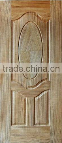 Cheap price 3.2mm natural veneer/melamine/white painted door skin