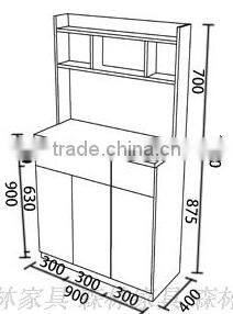 E1 E2 Kitchen Cabinet With 3 Doors And 2 Drawers And Shelf
