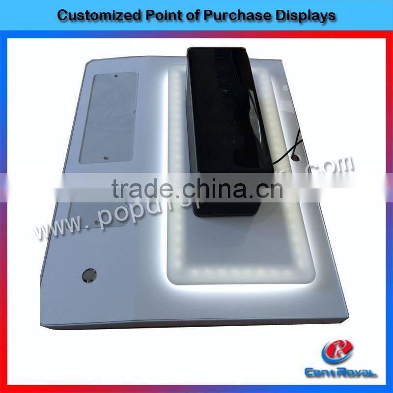 2016 Acrylic Bluetooth Speaker Counter Display Stand with PCB board