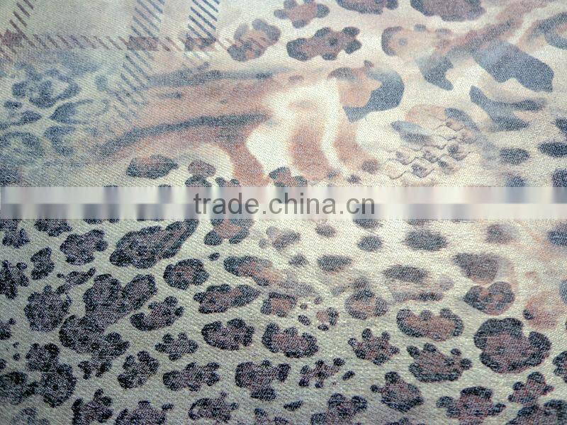 Leopard Print Fabric for Jeans Model. 2m1333 with SGS/Audit Factory