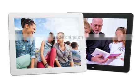 Black White 1280*800 12inch 16:9 Advertising Player with Remote Control