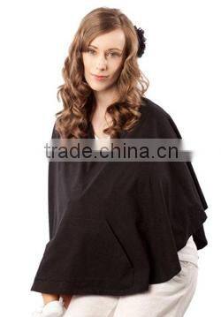 Custom heavy cotton pique Autumn fashion easy wear nursing scarf cover top