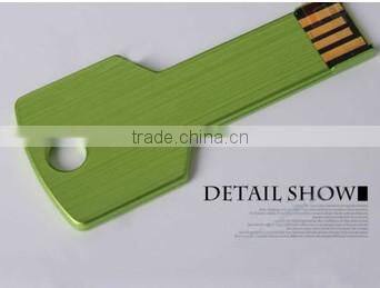 Key shape usb flash drive, metal key usb, promotional gift usb key with life warranty