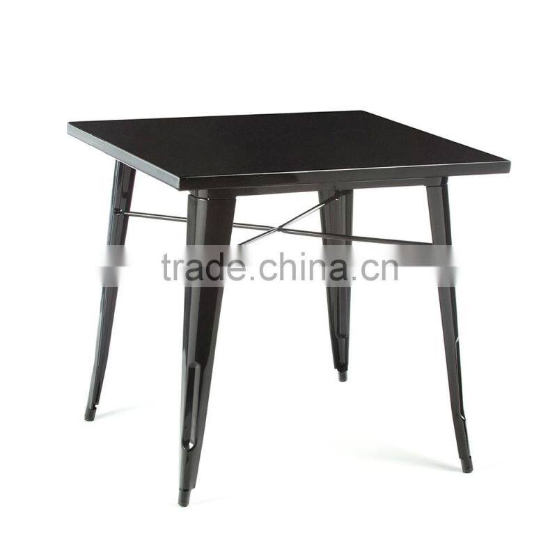 Top sale steel tea table design for coffee shop