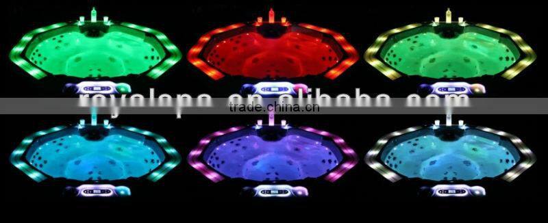 Pop-up LCD TV modern Hydra hot tubs outdoor chinese outdoor hot tub for 7 Person