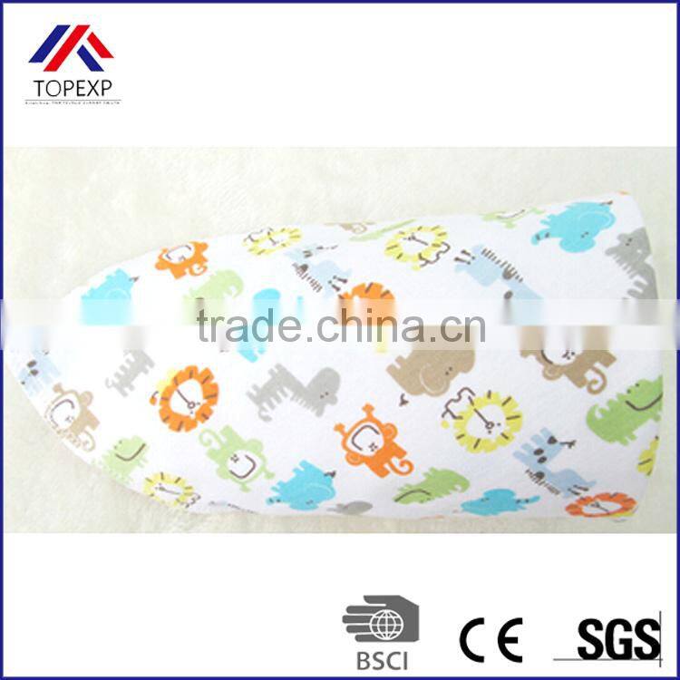 Fashion baby triangle bandana bib in double layers for infants