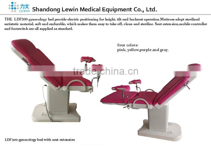 CE ISO Approved Gynecological Delivery Parturition Bed