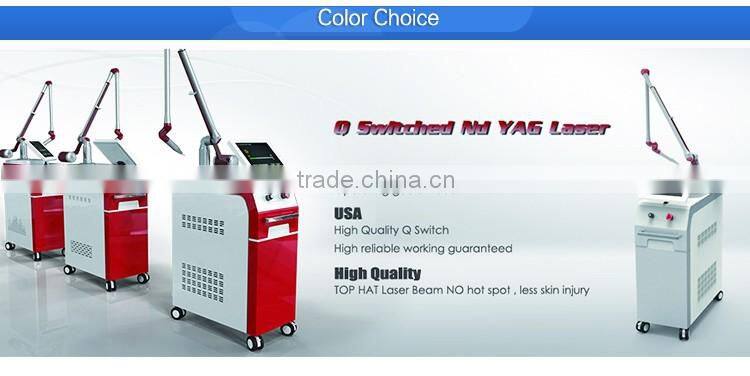 Newest Q switch nd yag laser for tattoo removal for sale