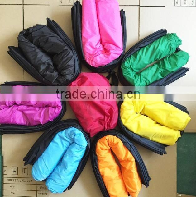 Factory Wholesale 3 season type and air filling inflatable sleeping bag
