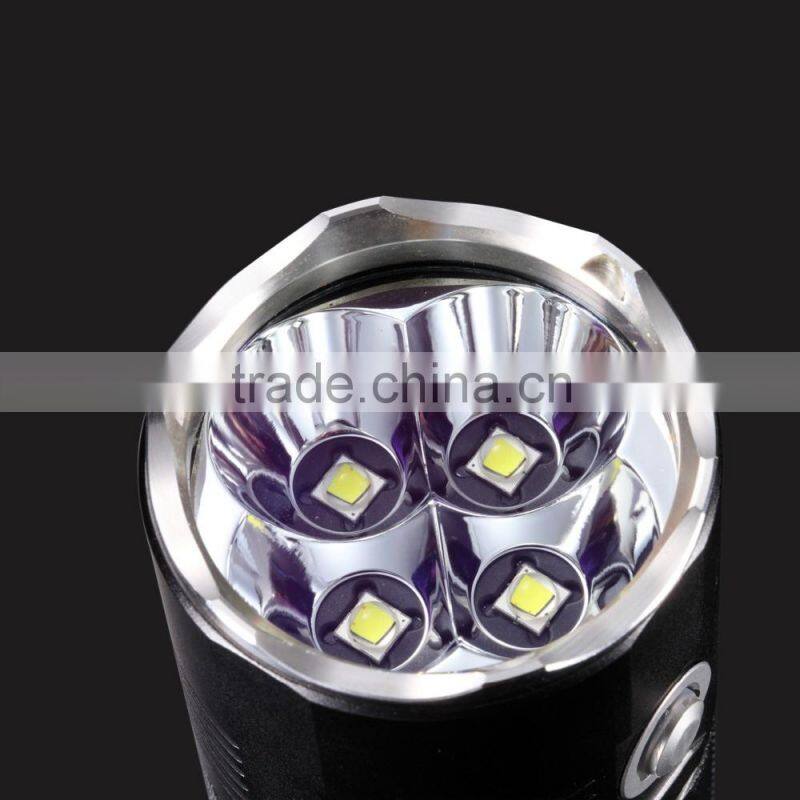 Nitecore TM06 Lightest Flashlight 4* Xml2 U2 Led 3800 Lumens 334M Distance Powerful Glare Torch By 4* 18650 Li-ion Battery