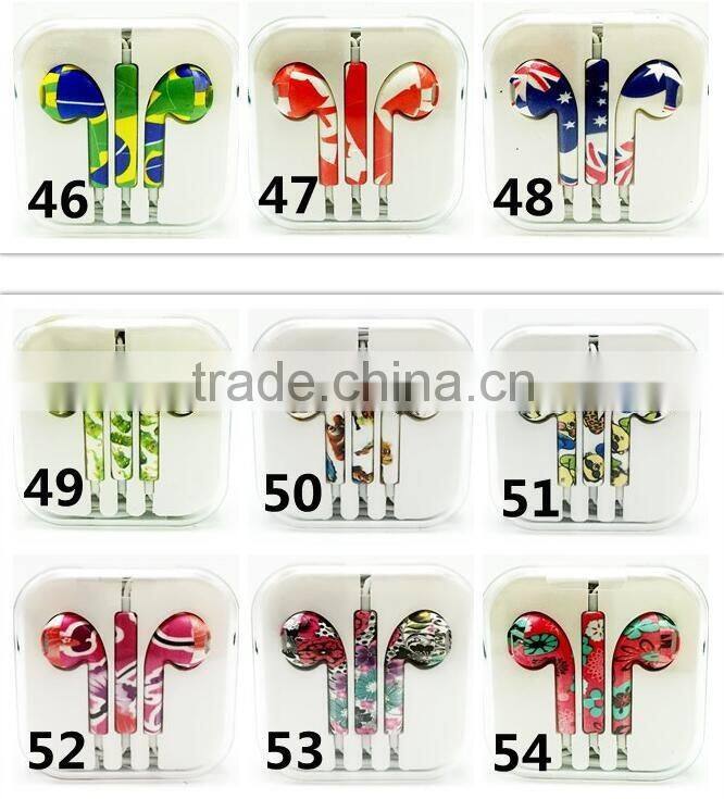 Promotional Earphone 3.5mm Music Microphone Stereo Bass In-Ear Wired Ear Phones Headset For Mobile Phone MP3/4