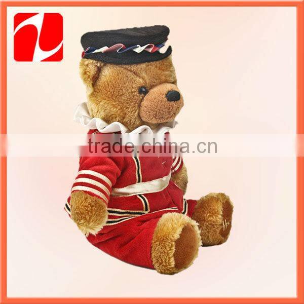 wholesale cap dressed plush pp cotton bear toy