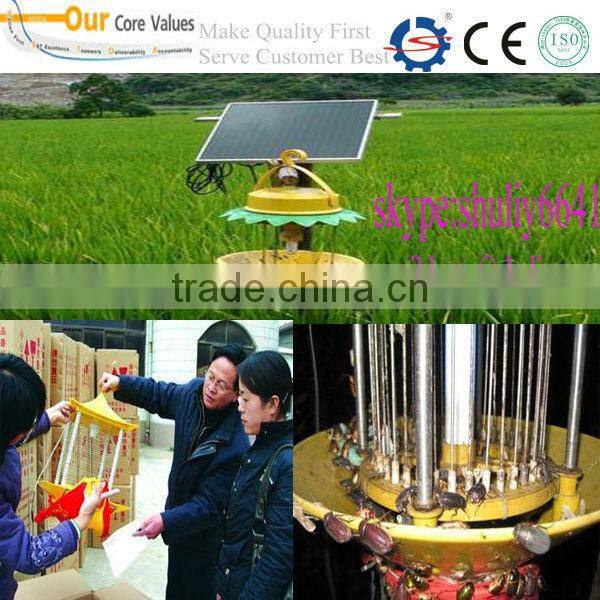 intelligent high efficient Solar moth killer lamp/light trap/sale well trapping lights