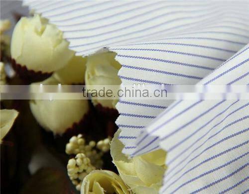 Stripe tc fabric 65/35 tc twill fabric for shirting