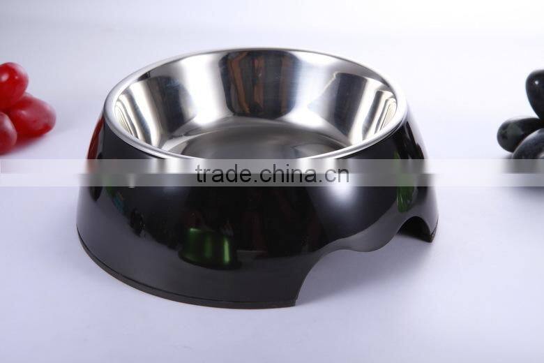 New design 100% melamine pet bowl/ Cow pattern melamine pet bowl yorkshire canary birds