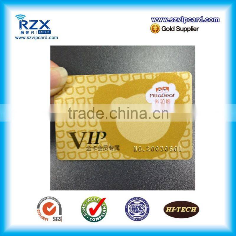 Customized Rewritable RFID I CODE SLI-S Chip Smart Card