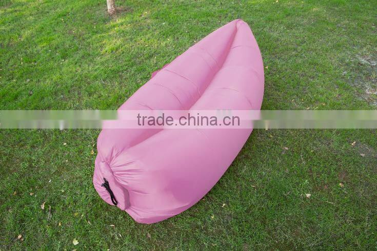 Outdoor Inflatable Sunbath Nylon Fabric Beach Lounger Convenient Compression layba