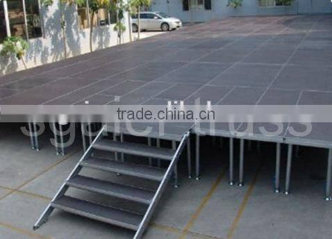 4ft by 4ft portable simple stage square four legs To Montenegro market
