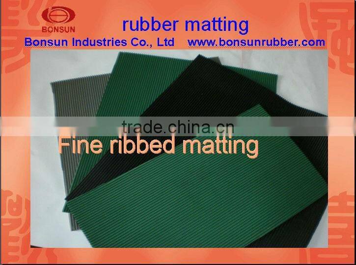 3mm-6mm thickness bonsun flooring anti slip rubber matting