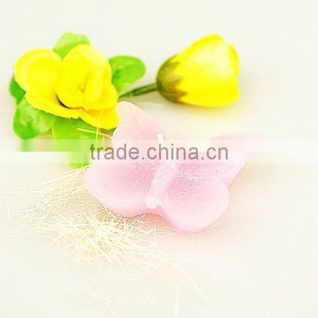 butterfly shape tealight candles for wedding decoration