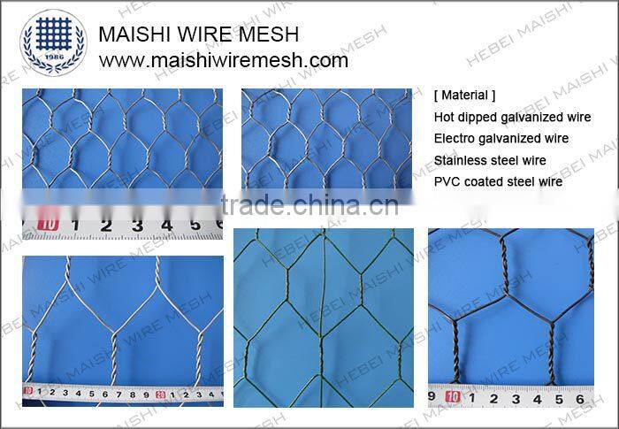Galvanized hexagonal wire mesh 1inch factory