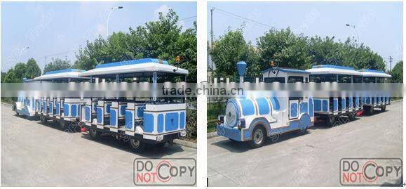 park Tourist Road Train with Open Wagon