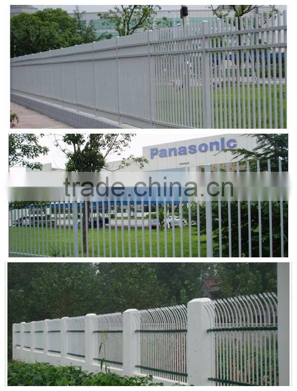 Cheap Wrought iron spear top Steel Security Fence