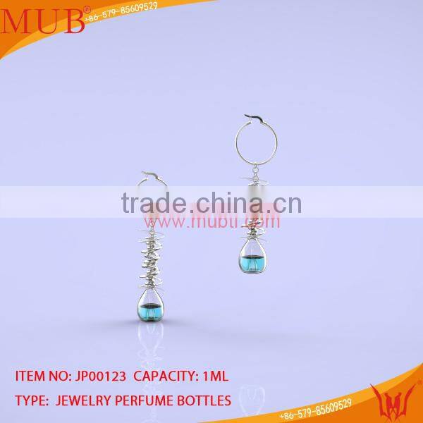 New 2014 Beautiful Fashion Glass Jewelry Perfume Necklace Bottle