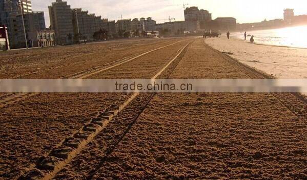 best price hydraulic operating beach sand cleaner beach sweeper with bucket