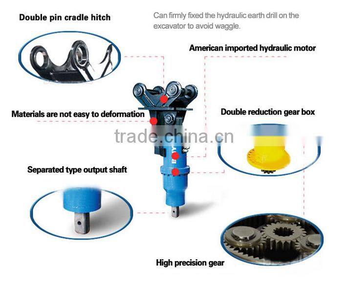Auger Drive Unit, Hydraulic Earth Drill, Hydraulic Earth Auger