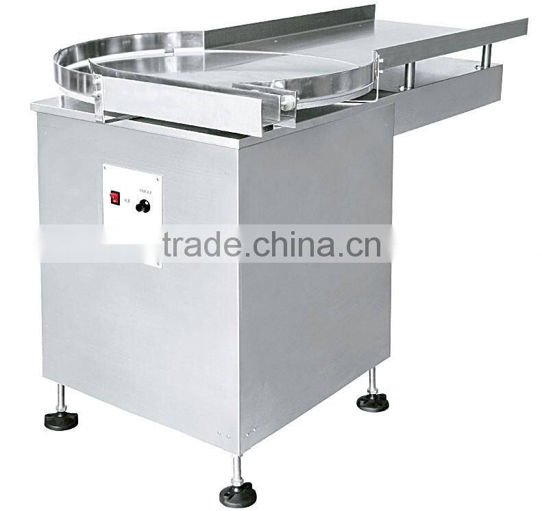 PLP700 Turn-table Bottle loaded and Round Bottle unscramble Machine, Bottle Unscrambler