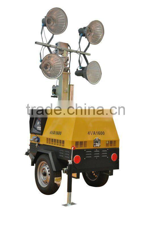 mining lighting tower/lighting tower generator4*400w