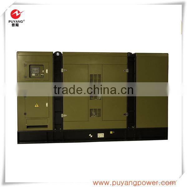 CE approved China water cooled 100kw silent backup power generator powered by Cummins engine
