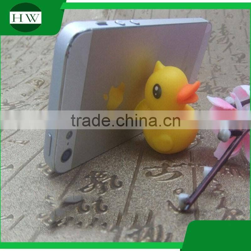 yellow duck cell phone silicone sucker stand holder sucker phone holder Cellphone sucker stand