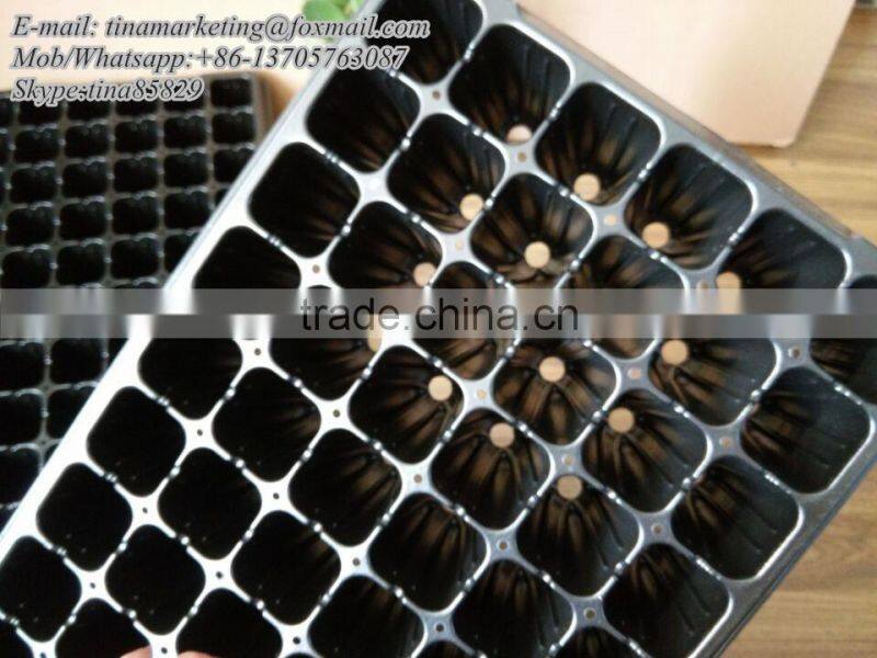 72 Cell 88mm Deep Root PS Type Plastic Nursery Seedling Germination Tray for Sugarcane Seed Propagation