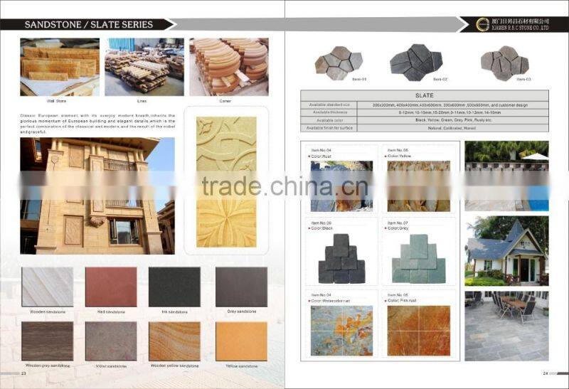 Indian honed rainbow sandstone slabs