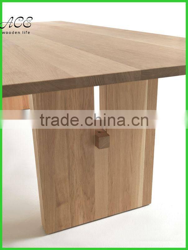 Solid wood table