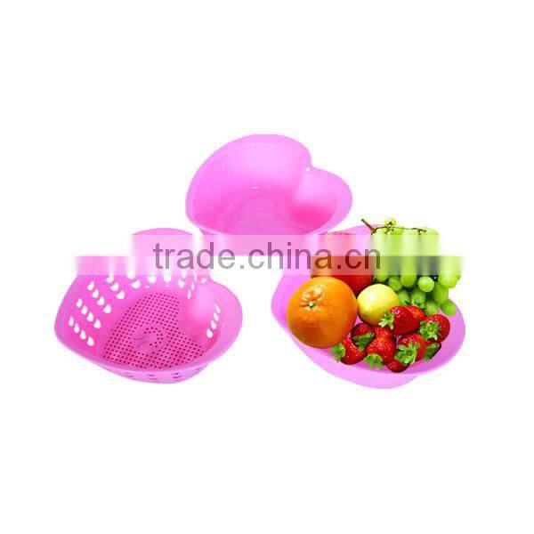 Plastic fruit and vegetable rice sieve