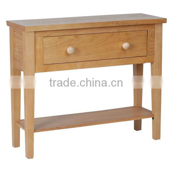 Wood + plywood console table