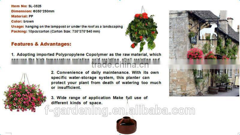 wedding decoration hanging flower planter hanging basket