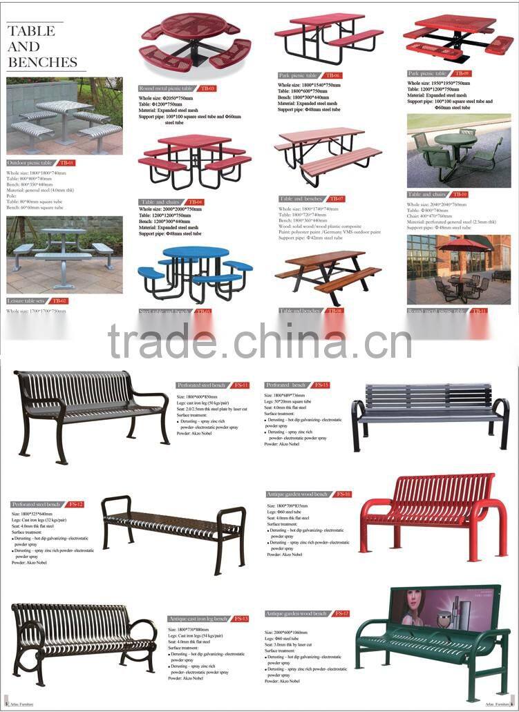 Arlau wood park patio dining table