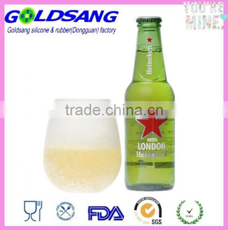 Food Grade Unbreakable Silicone Party Cups