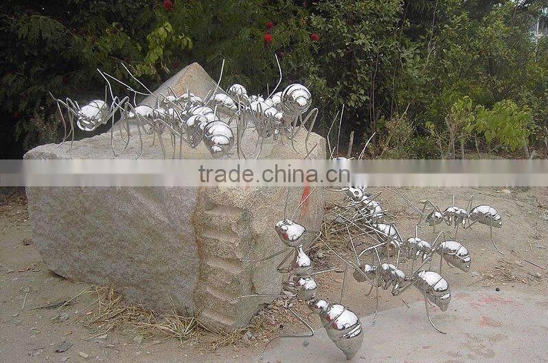 Pure Hand Forged Casting Stainless Steel Sculpture For Decoration