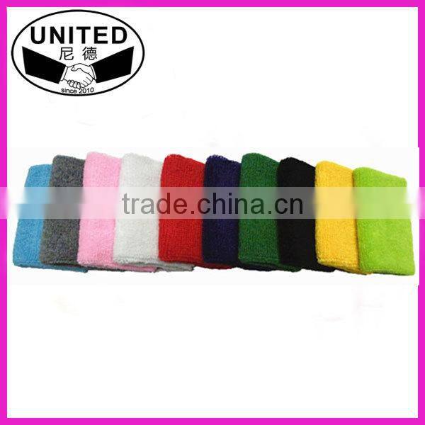 cheap custom fabric wristband cotton sweat wristbands
