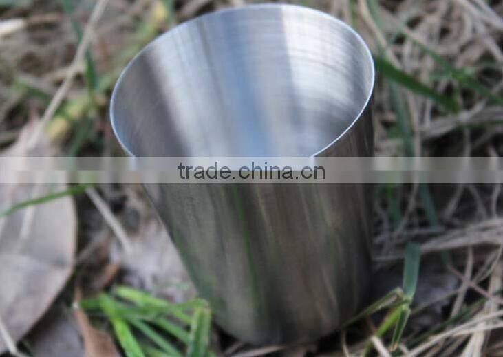 good quanlity stainless steel mini 30ml/1oz wine cup shot glass