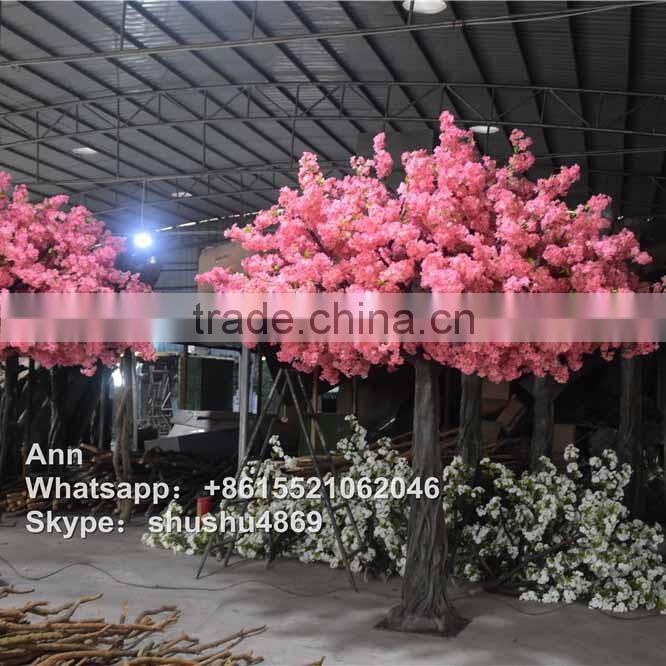 SAST-10041 artificial pink silk cherry blossom tree,indoor outdoor wedding cherry blossom