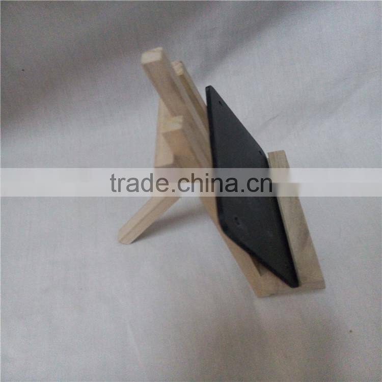 Heat Bending Acrylic PMMA Wooden Base Restaurant Menu Holder restaurant table menu holder