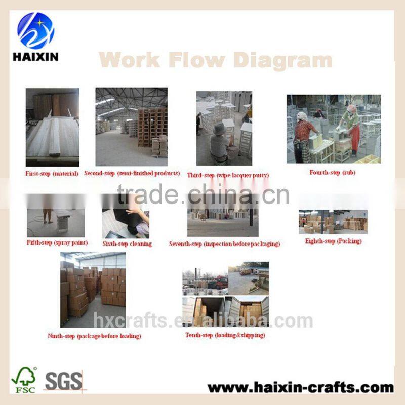 Modern Solid Wood Children Writing Table/Kids Wooden Furniture of Table With Two Drawers