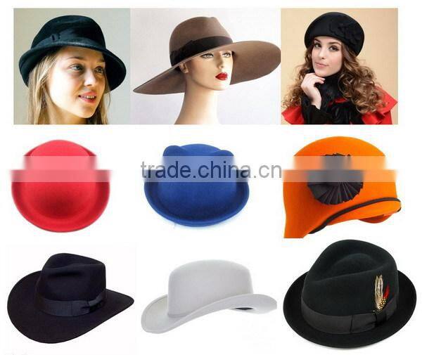 2017 new product charming red wool felt child blower top hat blank bodies on sale made in china