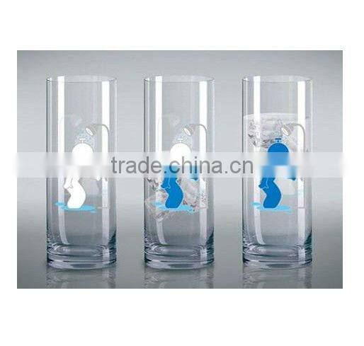 color-changing glass beer mug